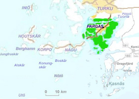 Archipelago map - Parainen