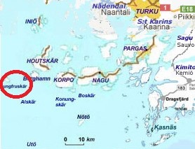 Turun saaristo kartta - Jungfruskär
