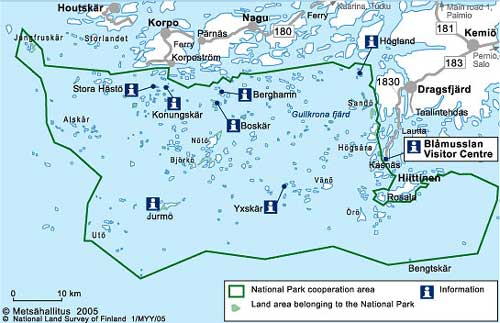 Saaristomeren kansallispuisto - kartta
