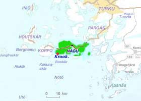 Turun saaristo kartta - Nauvo